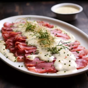 plat de carpaccio cipriani